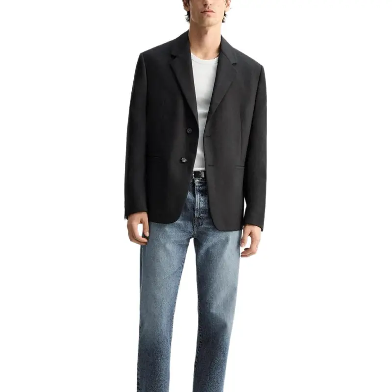 ZARA Business Suits Men Black-2