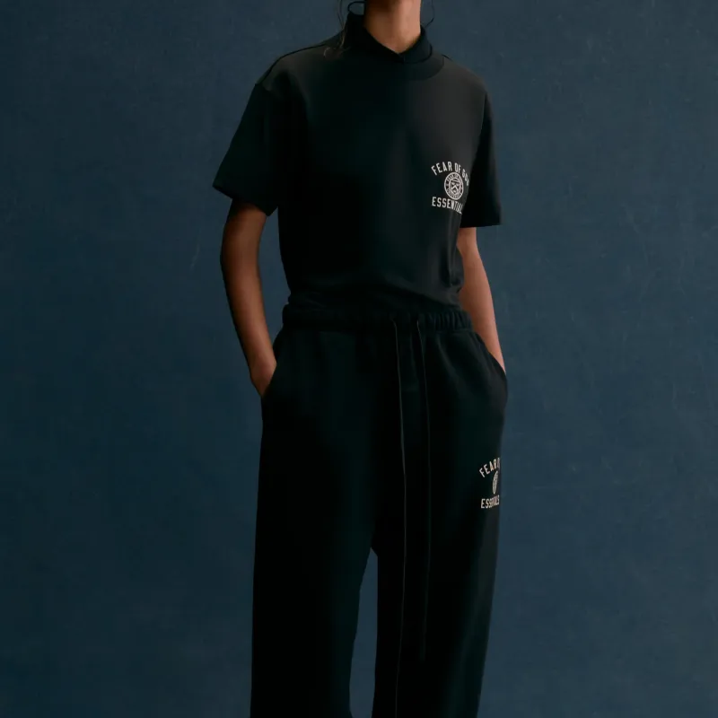 Fear Of God Essentials Women's Tri Blend Crewneck Tee FW24 Black-2