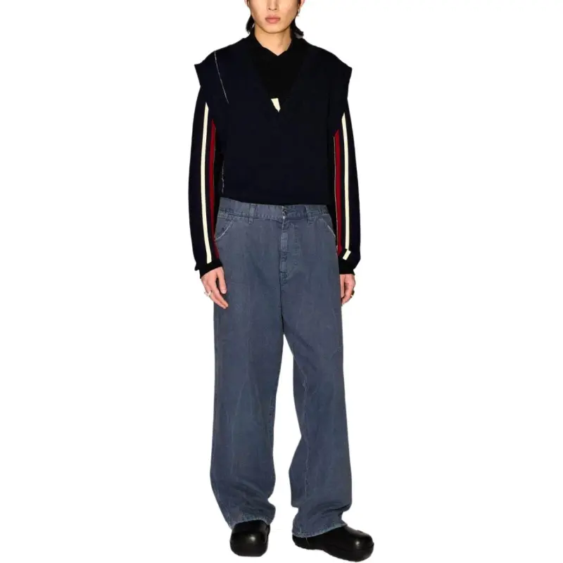 AMBUSH Cotton Straight leg Trousers-1