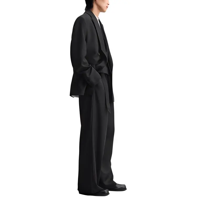 Nanushka X ZARA Nanushka Collaboration Suit Trousers Men Black-6