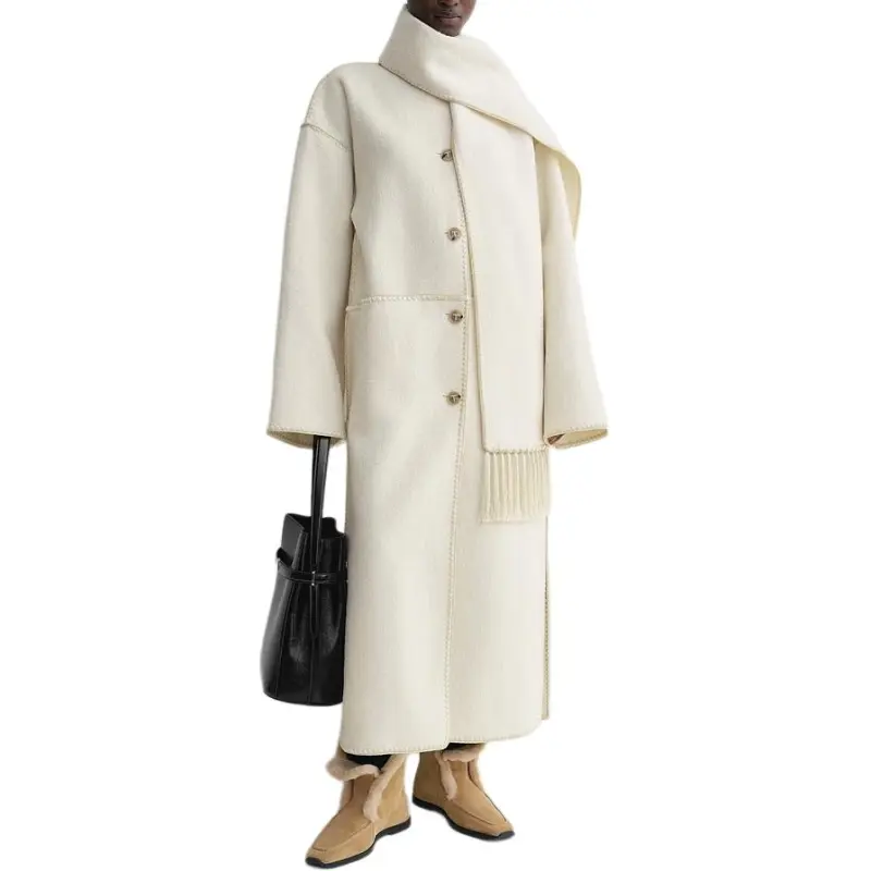 TOTEME Coats Women's Ecru-1