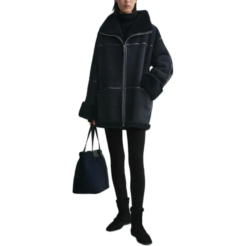 TOTEME Jackets Coats Women's Marine Blue-2