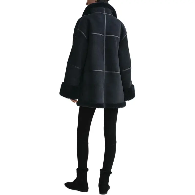 TOTEME Jackets Coats Women's Marine Blue-4
