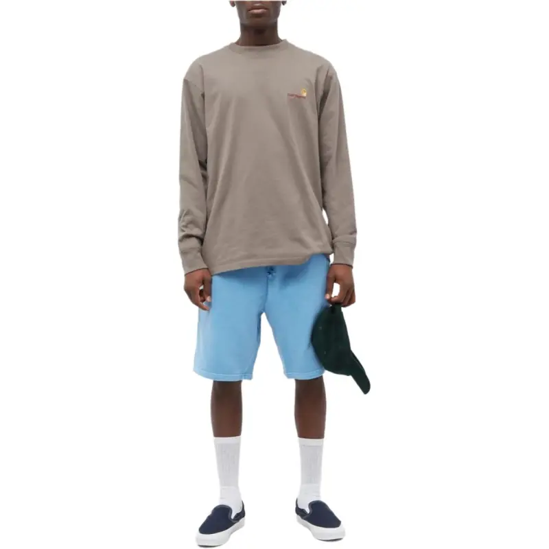 Carhartt WIP Casual Shorts Men Blue-2