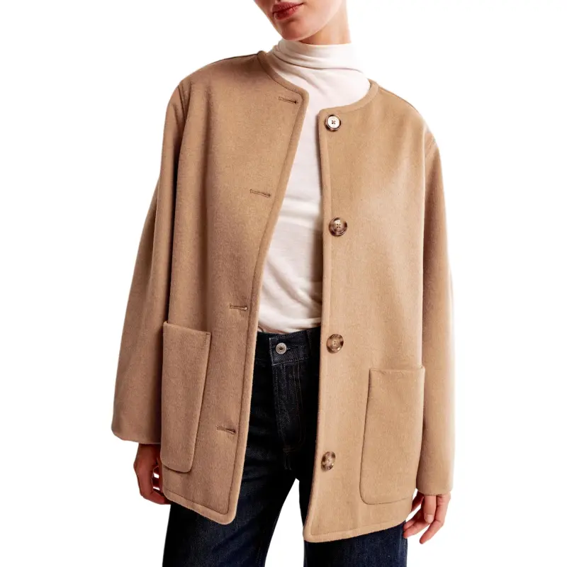 Abercrombie＆Fitch Coats Women's Brown-2