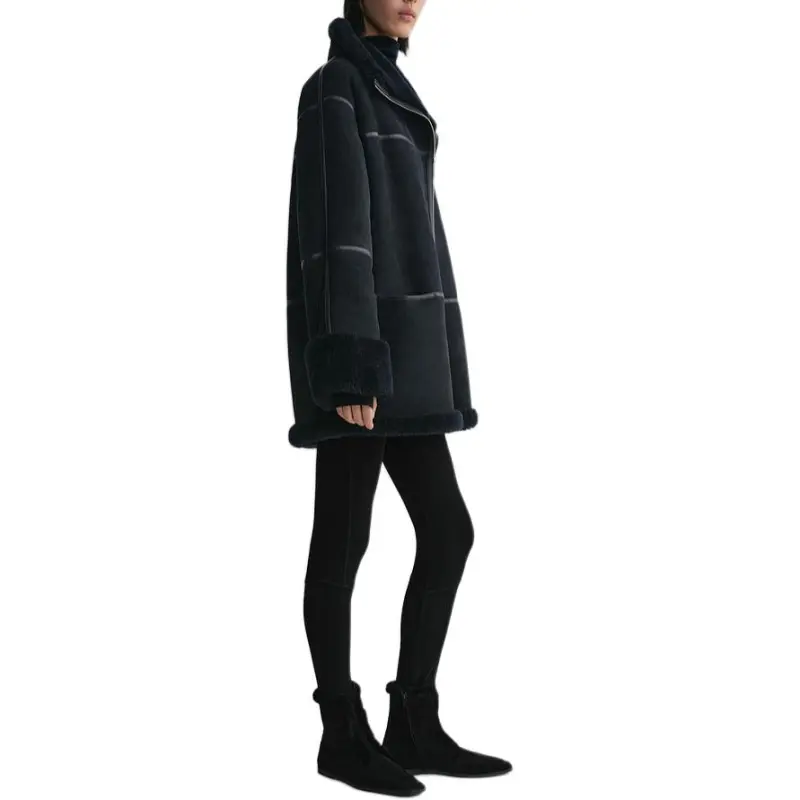TOTEME Jackets Coats Women's Marine Blue-3