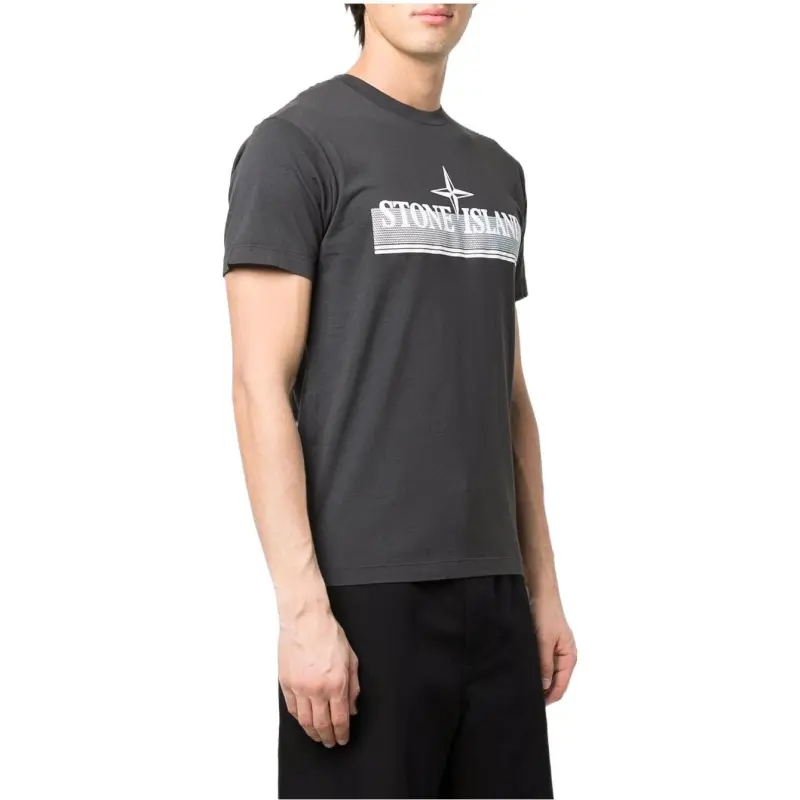 STONE ISLAND T Shirts Men Gray-1