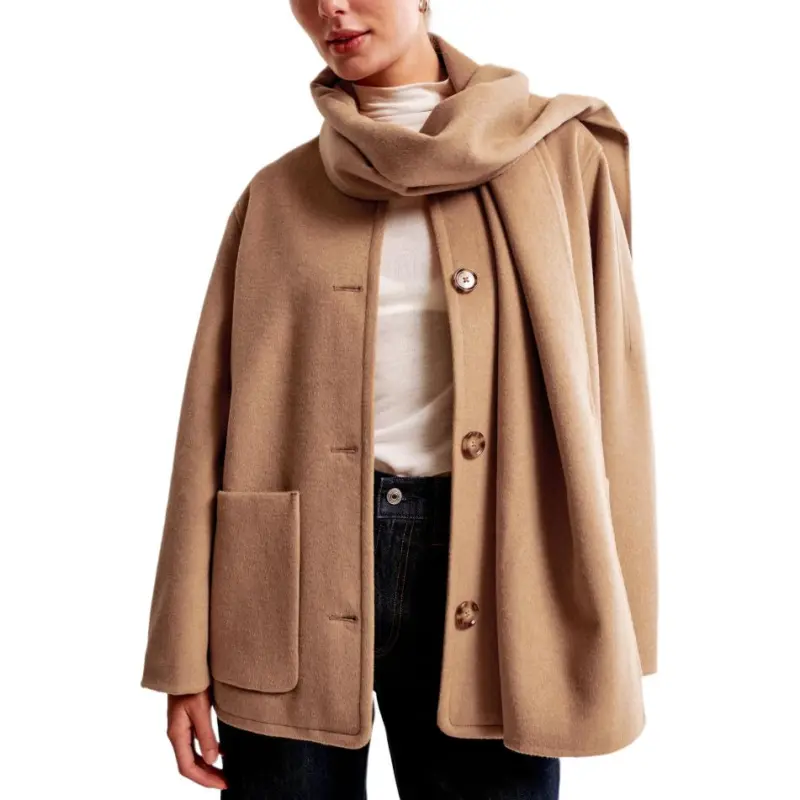 Abercrombie＆Fitch Coats Women's Brown-3