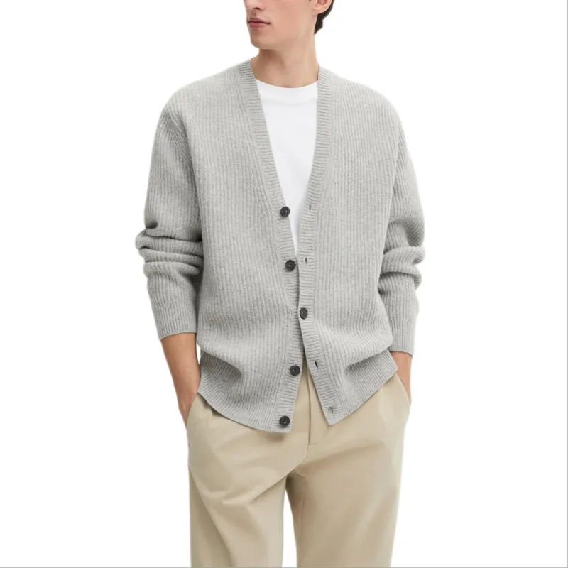 Massimo Dutti Knitwear Men's Gray-2