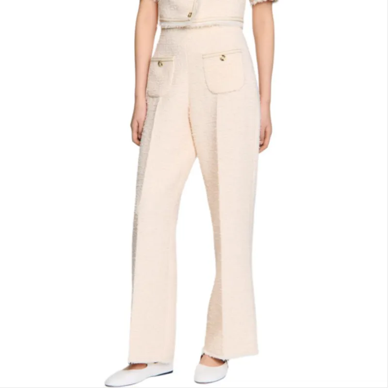 Sandro Tweed Trousers-2