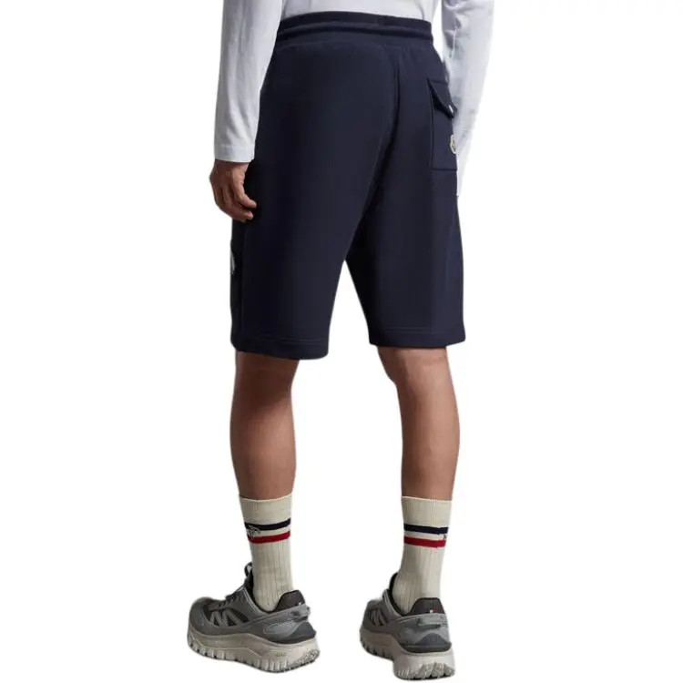 Moncler Casual Shorts Men Marine Blue-2