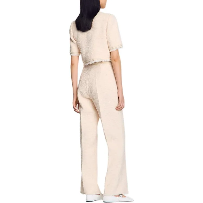 Sandro Tweed Trousers-3