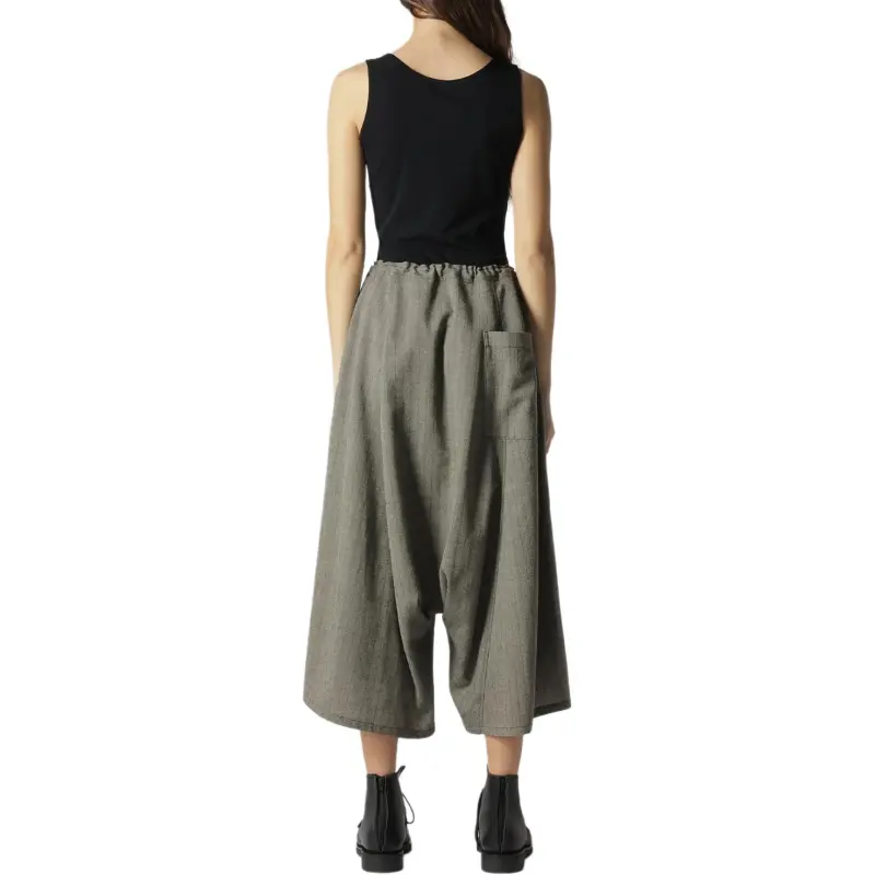 Yohji Yamamoto Casual Pants Women's Gray-3