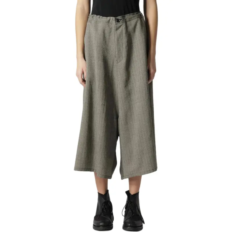 Yohji Yamamoto Casual Pants Women's Gray-4