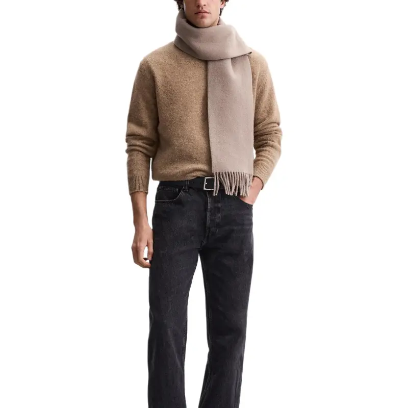 ZARA Sweater Men's Medium Camel-2