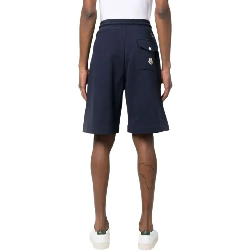 Moncler Casual Shorts Men Marine Blue-3