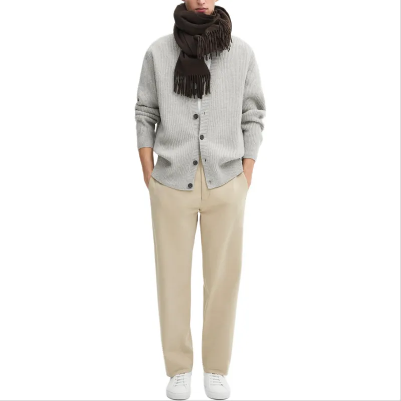 Massimo Dutti Knitwear Men's Gray-3