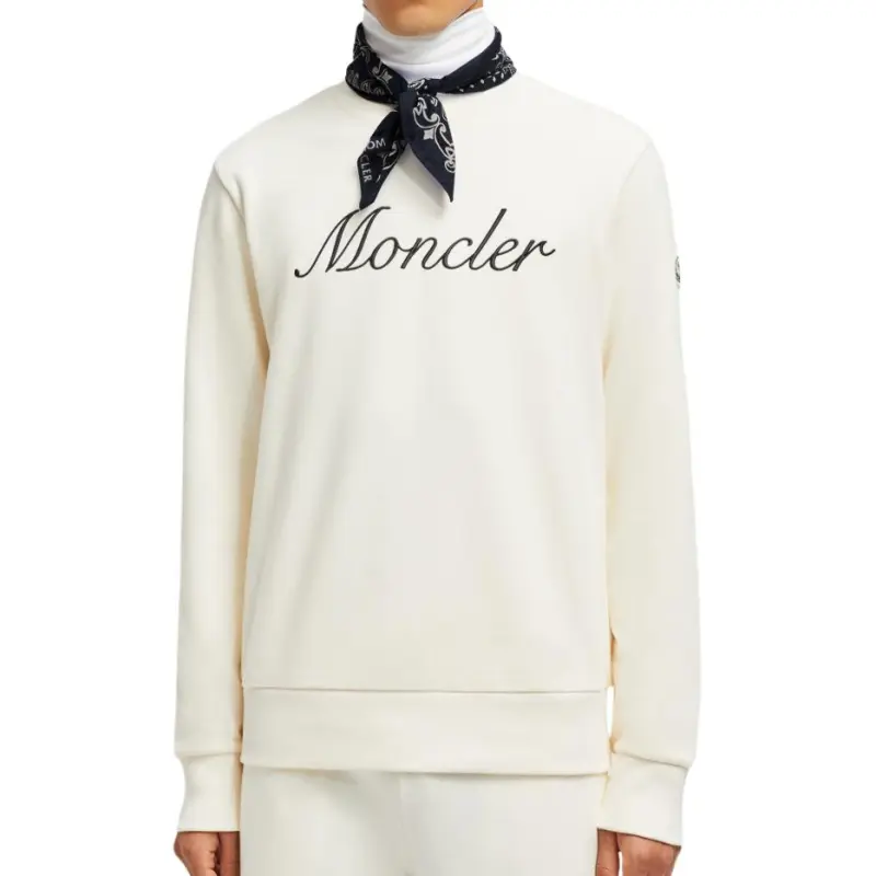 Moncler Logo Patch Crewneck Sweatshirt-1