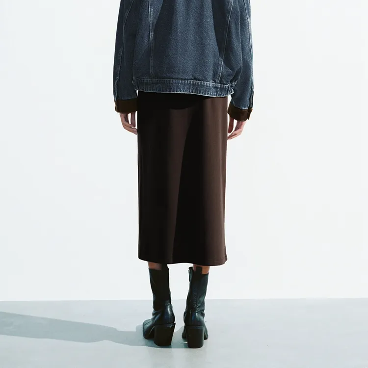 URBAN REVIVO Casual Long Skirt Women's-6