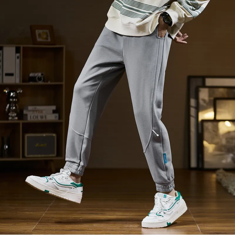 Tonlion Casual Pants Men Light Asphalt Gray-3