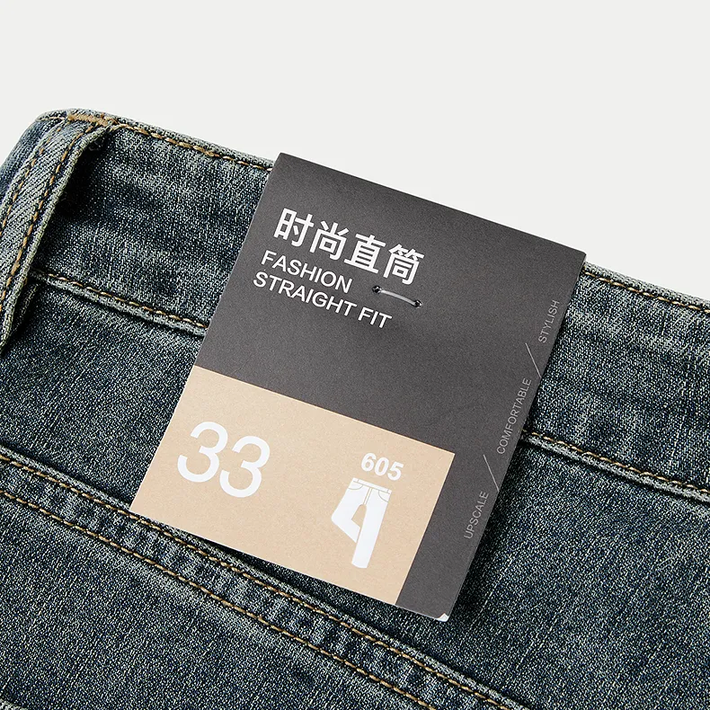 HLA Jeans Men Blue Gray Denim Gradient Medium 38-4