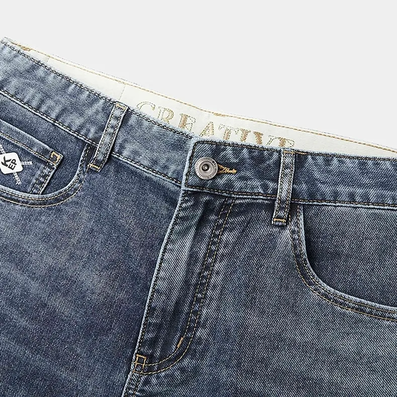 HLA Jeans Men Blue Gray Denim Gradient Medium A1-3