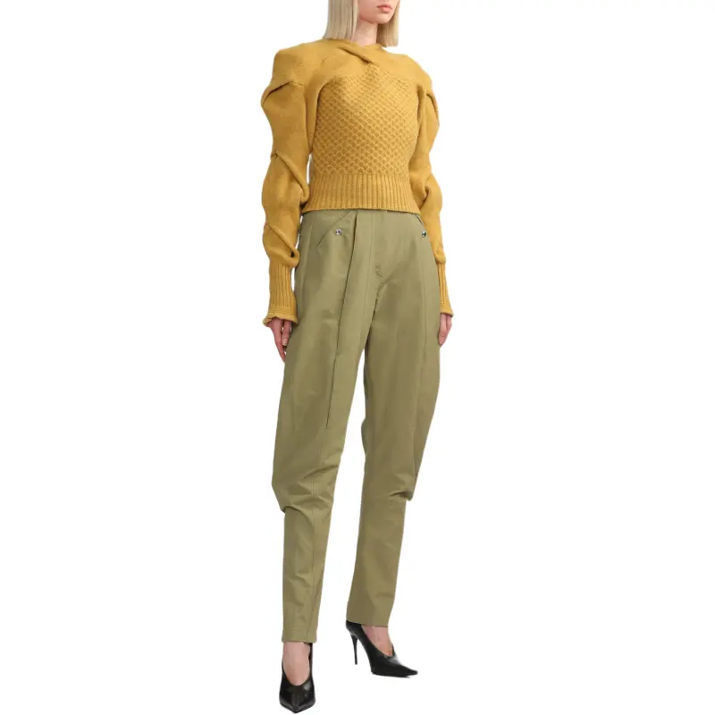 KIKO KOSTADINOV Chasseur Trouser 'Olive Green/Honey'-3