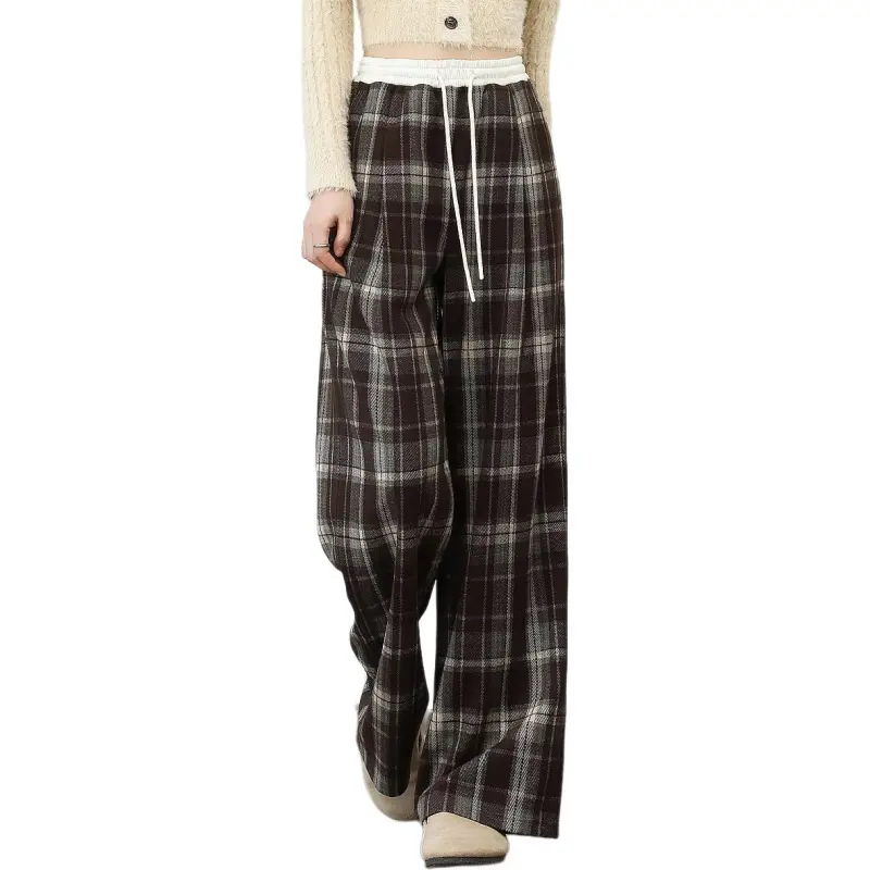 【dme】 Casual Pants Women's Dark Brown-2
