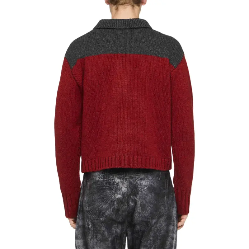 JW Anderson House Intarsia Polo Jumper-3