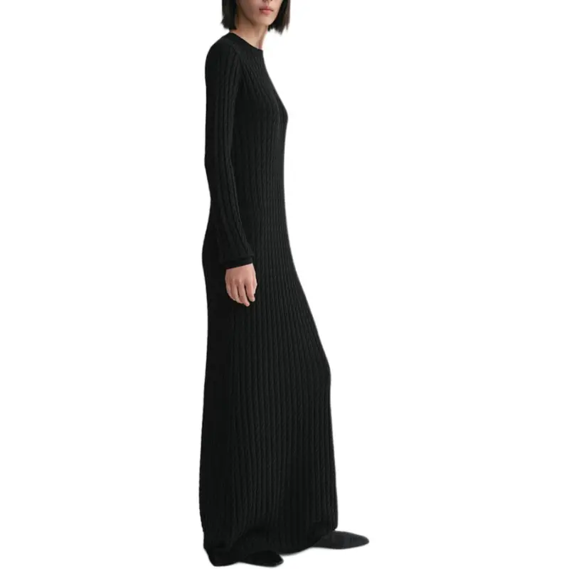 TOTEME Cable knit Maxi Dress-2