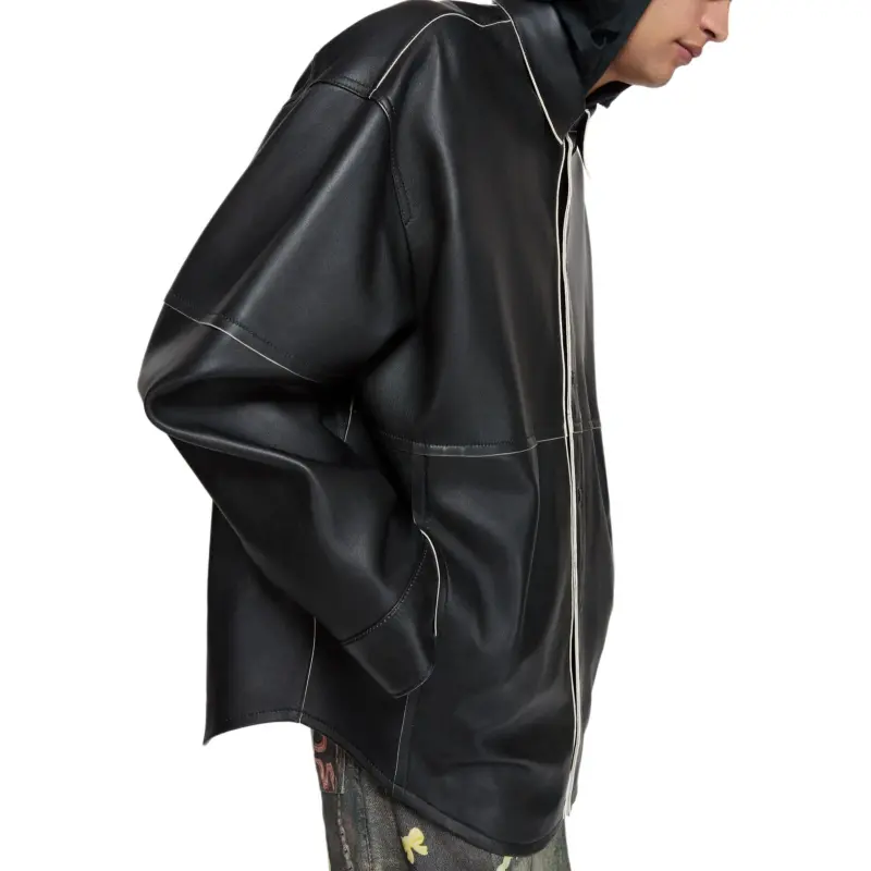 Acne Studios Leather Shirt-2