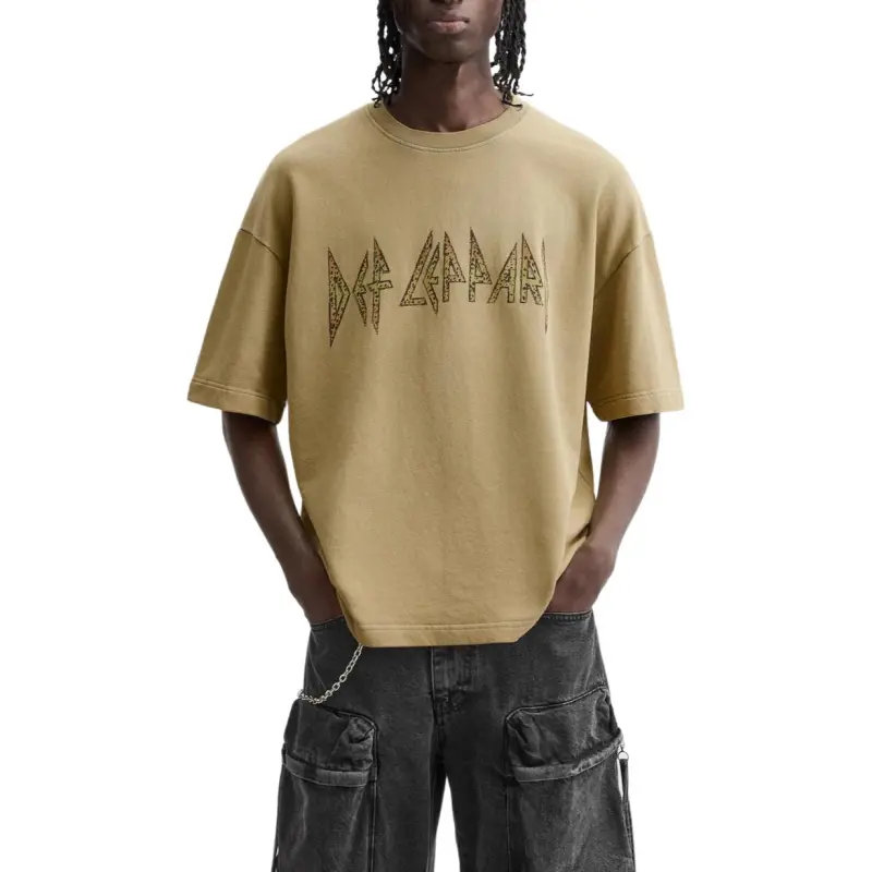 ZARA T Shirt Men's Washed Green-2
