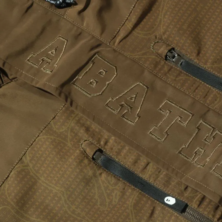A BATHING APE Text Code Camo Hoodie Jacket-5