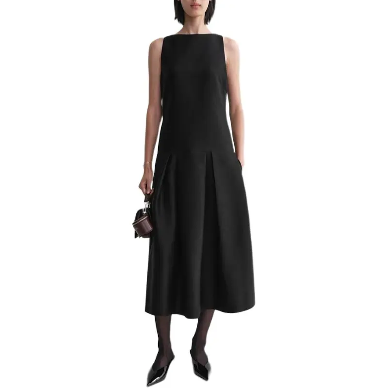 TOTEME Sleeveless Dresses Women's Black-1