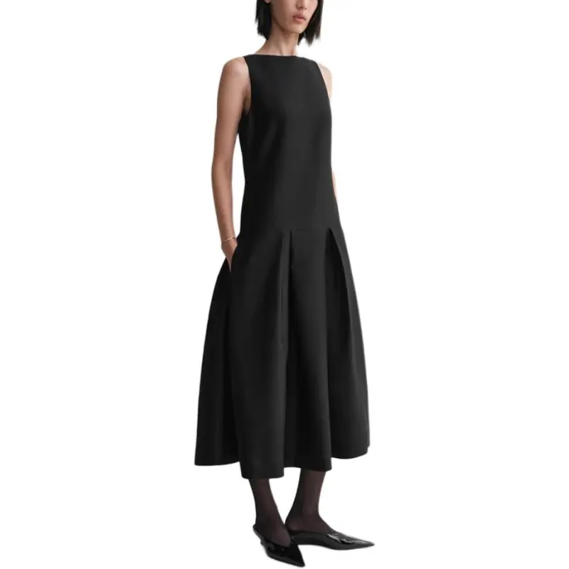 TOTEME Sleeveless Dresses Women's Black-2