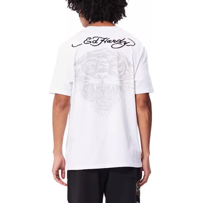 Ed Hardy FW24 T Shirt Men's White-3
