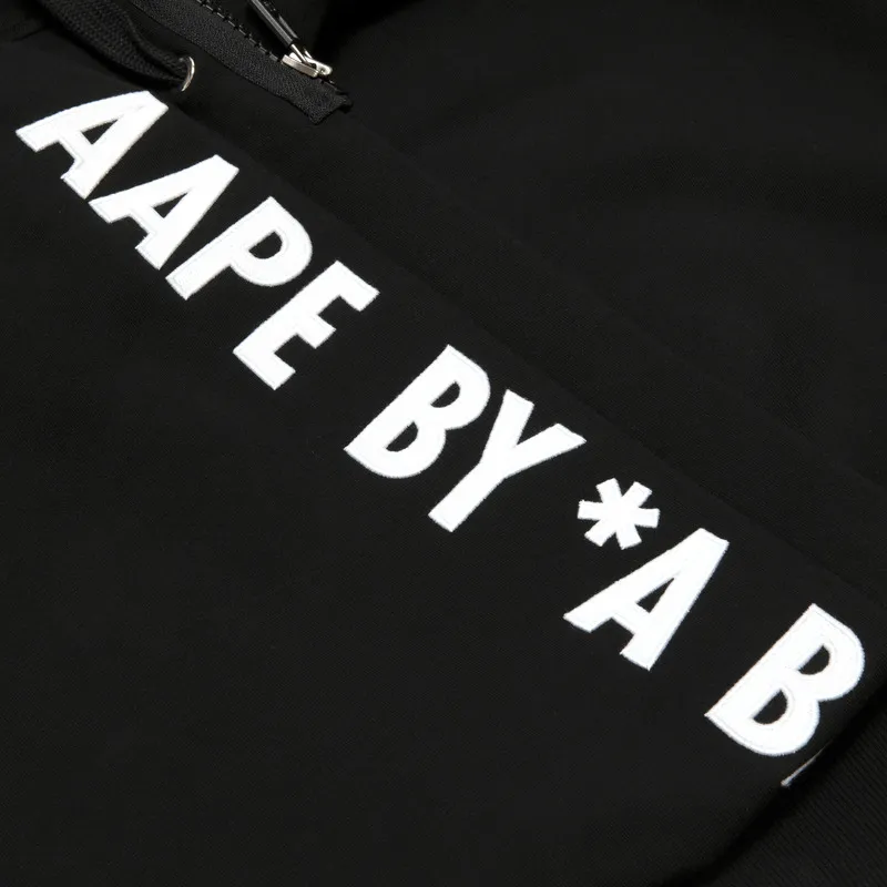 Aape Moonface Logo Zip up Hoodie-4