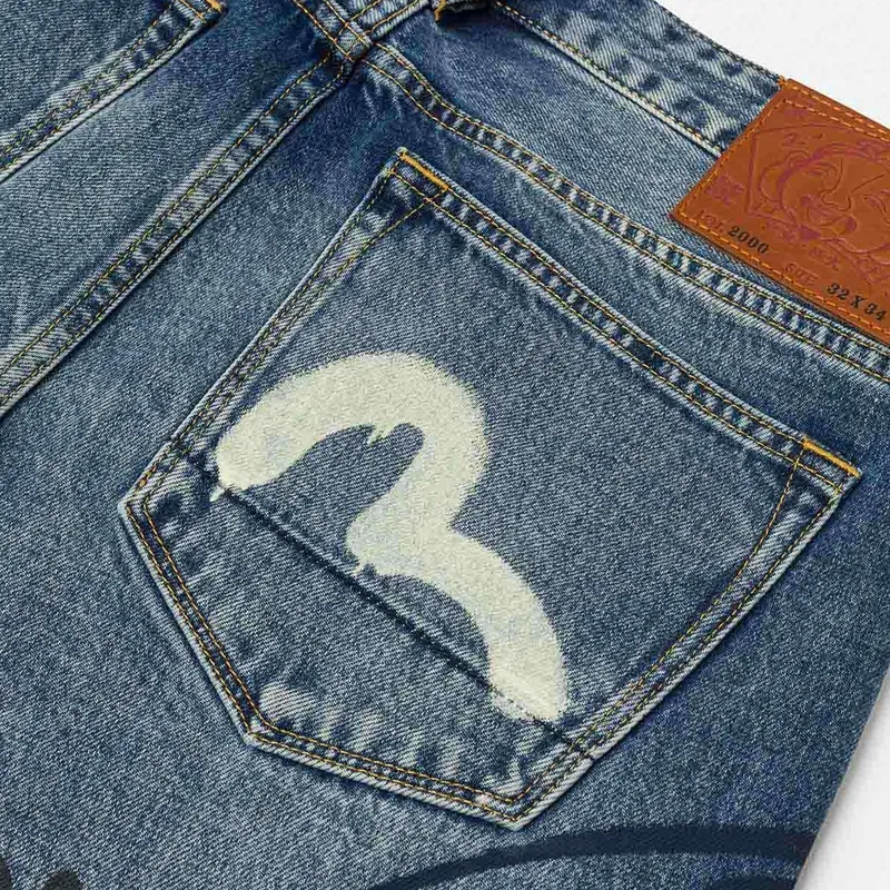 EVISU Jeans Men Denim Blue-7