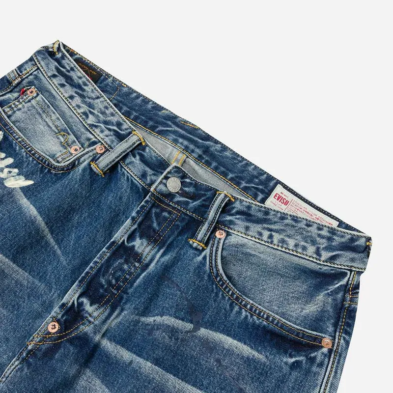 EVISU Jeans Men Denim Blue-4