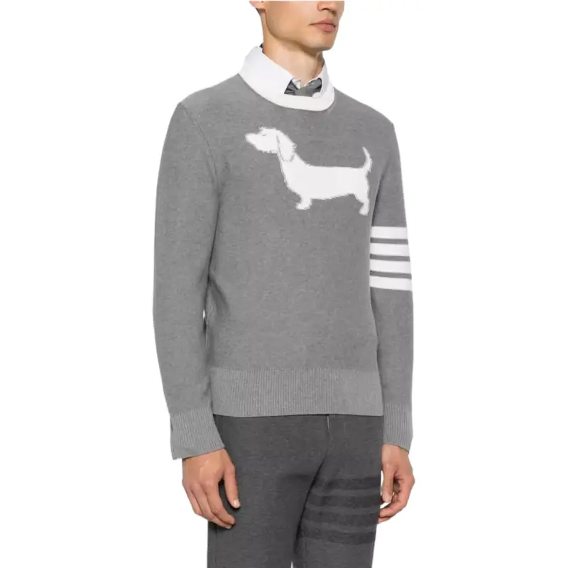 THOM BROWNE 4 Bar Hector Sweater-2