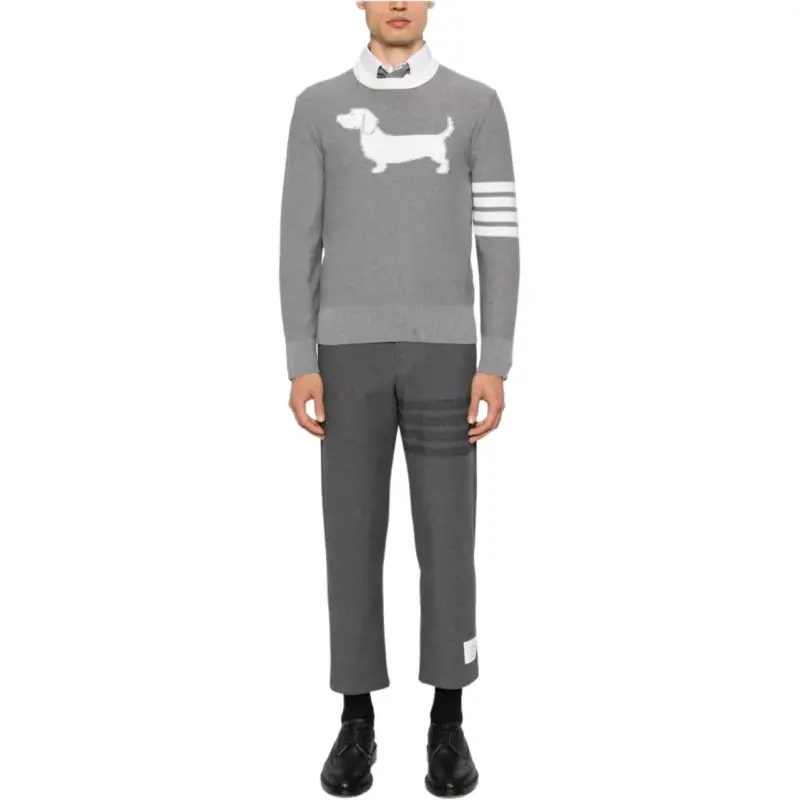 THOM BROWNE 4 Bar Hector Sweater-1