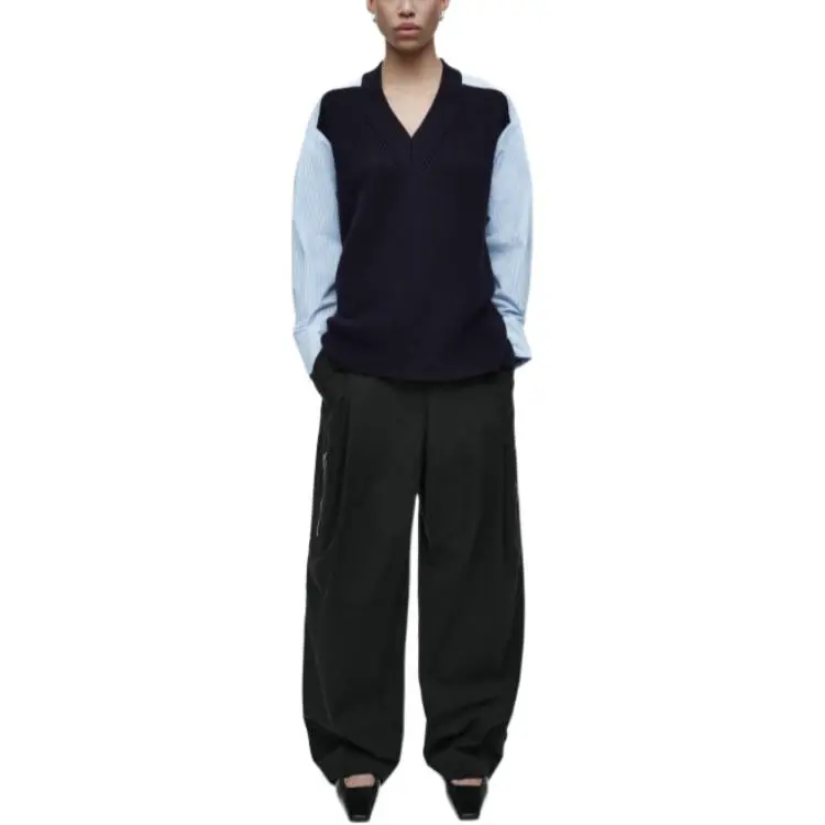 COS Sweater Women's Navy Blue/Stripes-1