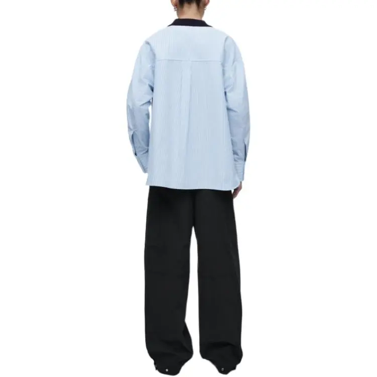 COS Sweater Women's Navy Blue/Stripes-3