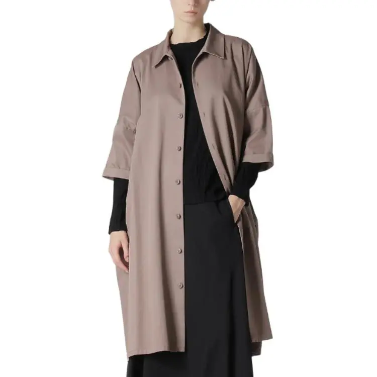 Yohji Yamamoto Short-sleeved Shirtdress-3