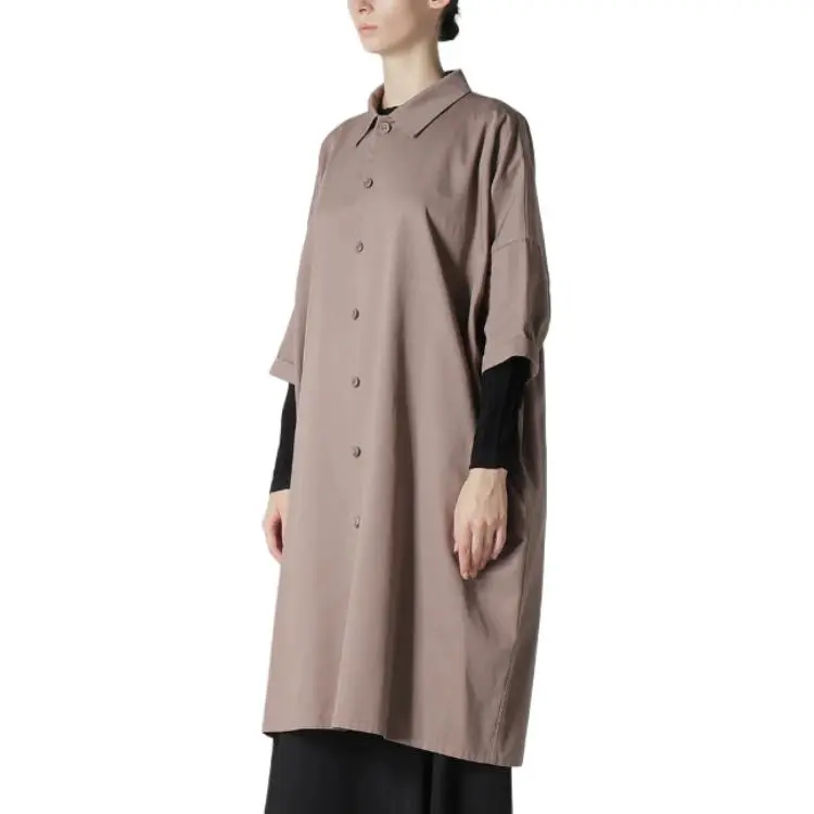 Yohji Yamamoto Short-sleeved Shirtdress-2