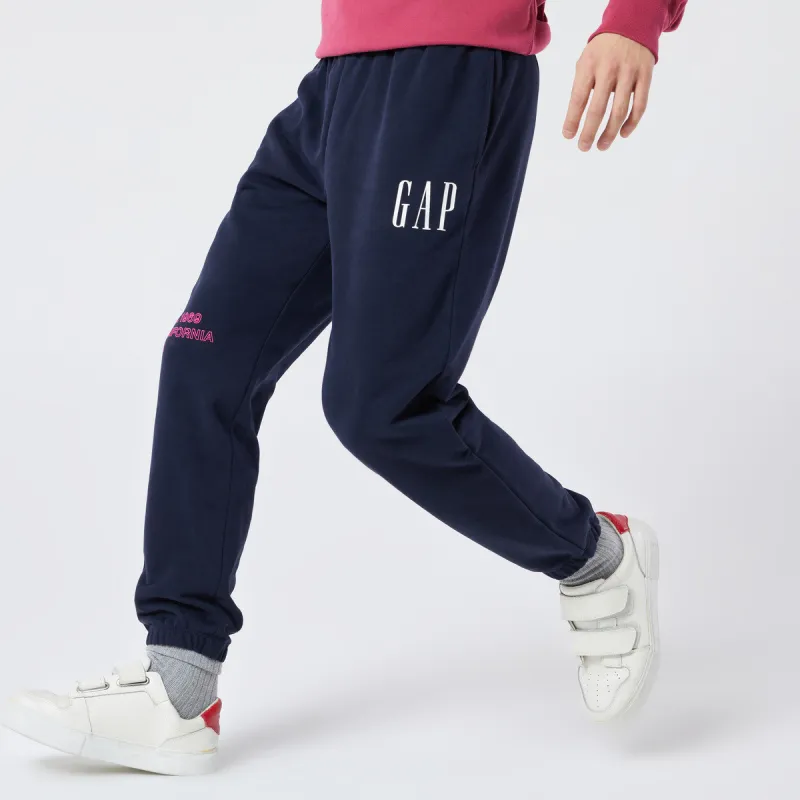 GAP Knitted Sports Pants Unisex Navy Blue-2