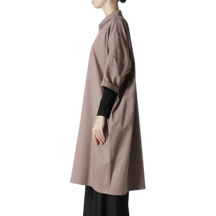 Yohji Yamamoto Short-sleeved Shirtdress-5