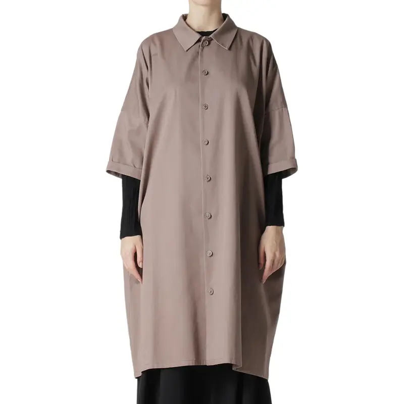 Yohji Yamamoto Short-sleeved Shirtdress-4