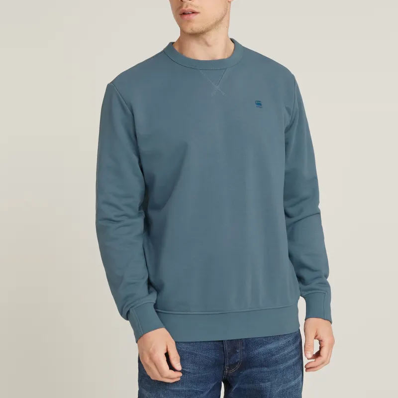 G STAR RAW Sweatshirt Men's Medium Blue-1