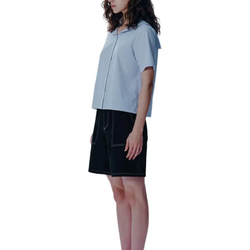 MARITHE FRANCOIS GIRBAUD SS24 Shirt Women's Light Blue-3